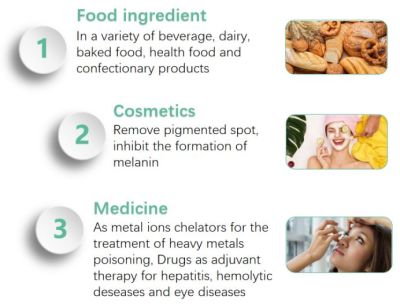 USP43/EU Standard Glutathione Reduced Powder 70-18-8 suppliers & manufacturers in China